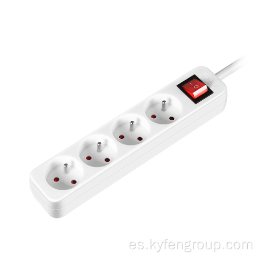 Francia 4 outask Power Strip con interruptor de luz